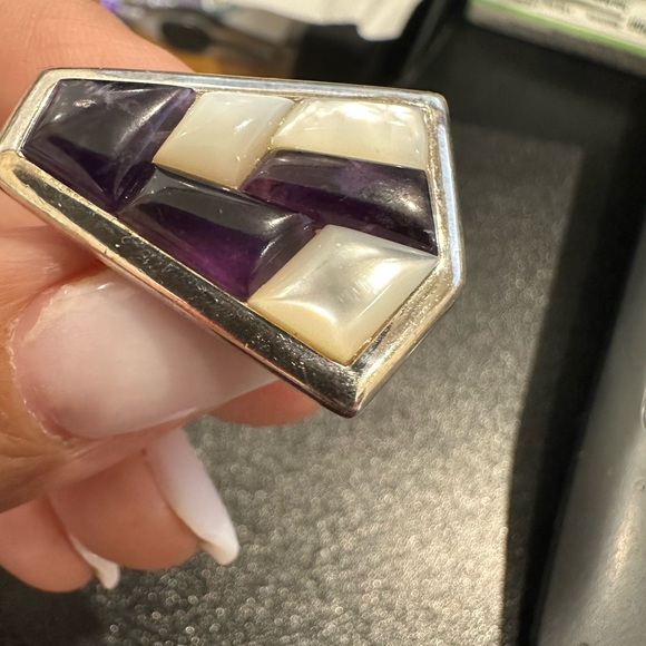 Dtr china earrings ss 925 mother of Pearl - Picture 6 of 8